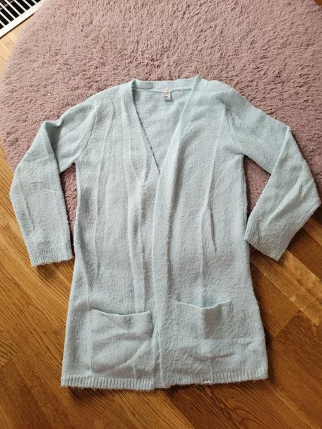 Dlouhý příjemný svetřík vel. 128, 128