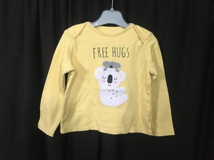 Vel. 98 žluté triko s koalou, 98