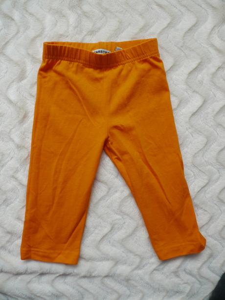 Oranzove 3/4 leginy 98/104 velikost, 98