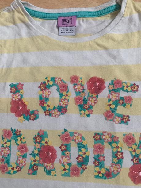 Tílko & tričko love daddy f&fvel. 122/128, f&f,122