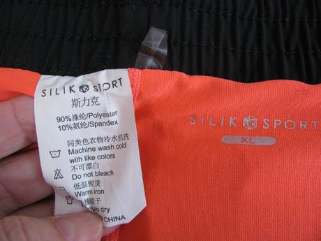 Běžecké šortky s všitýma boxerkama, xl