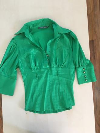 Lesk zelená halenka, vel s/m, gengiz dogan, s