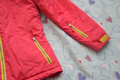 Lyžařská dívčí zimní bunda nepromokavá, brugi,152