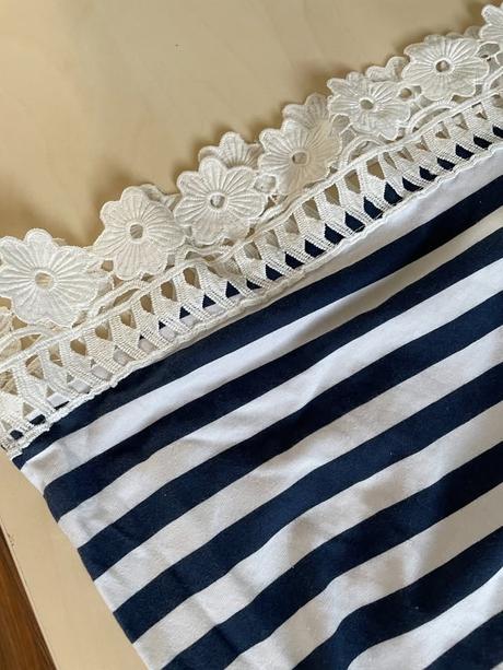 Pruhovaný top, vel neuvedena cca s/m, s