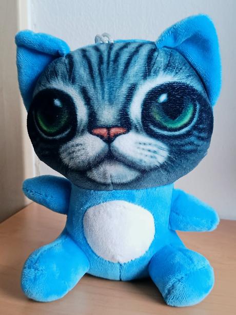 Plyšák kocour / modrá kočka / kočička, 