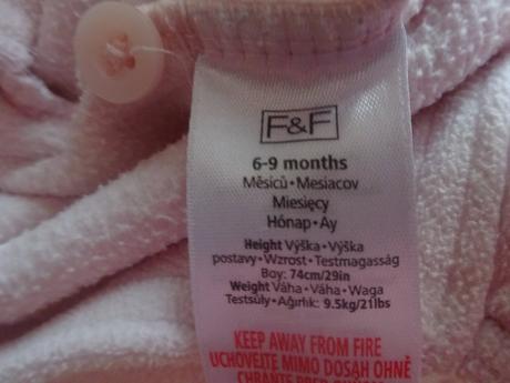 Fleesové kalhoty s laclem, vel. 74, f&f,74