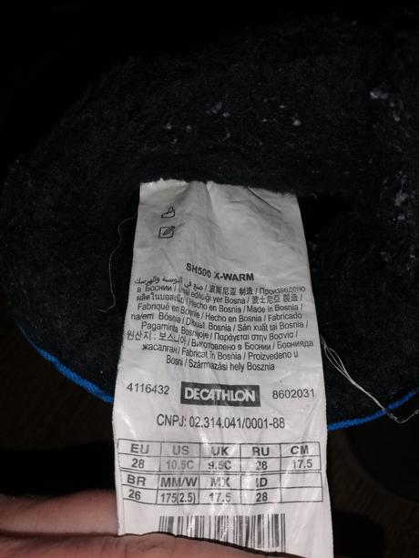 Dětské sněhule quechua vel 28, quechua,28