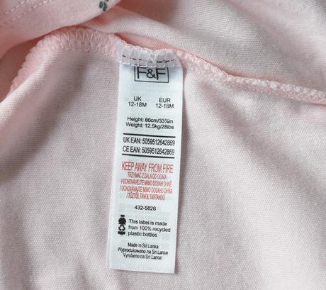 Tričko vel. 12 - 18m, f&f,86