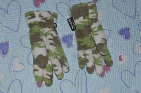 Teplé fleesové rukavice thinsulate, 104