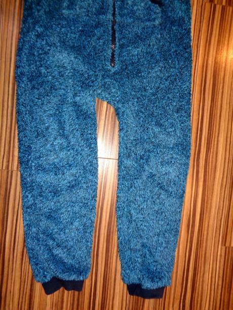 Luxusní tyrkysový teplý overal 134/140, yigga,134