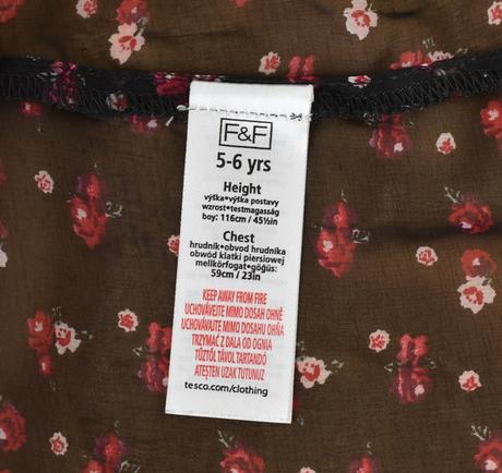 Košile vel. 5 - 6 let, f&f,116