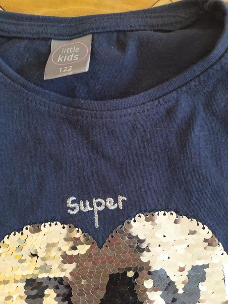 Tričko se srdíčkem s flitry, 122