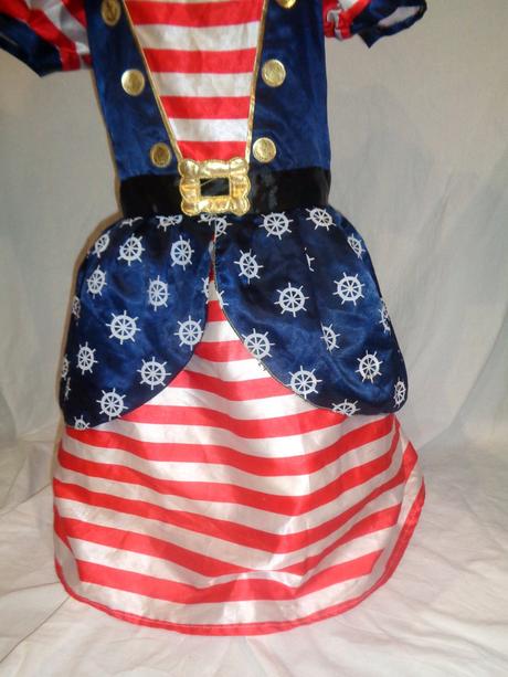 Karneval - šaty admirálka - 8 - 10 let, 