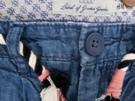 Riflová sukně zn."h&m-l.o.o.g" vel."110", h&m,110