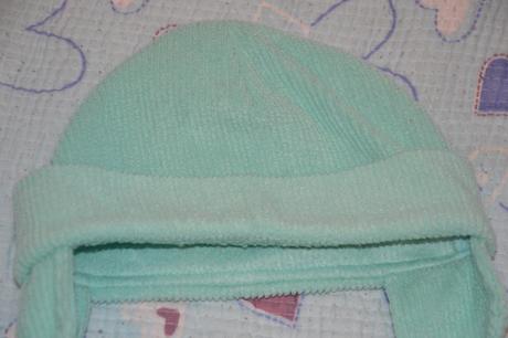 Zelená fleesová čepice čepička, 86