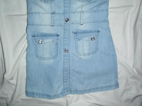 Bombastická riflová šatovka, 104