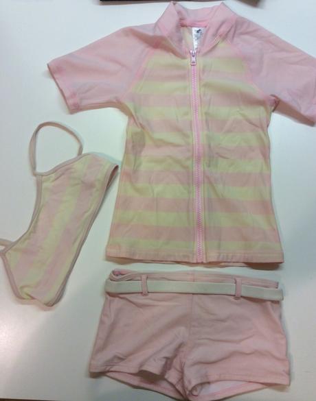 Plavkový set - plavky a triko na koupání, next,128