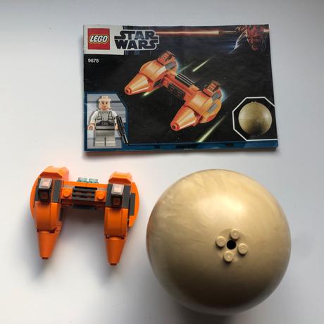 Lego star wars 9678 vznášedlo twin-pod cloud a bes, 