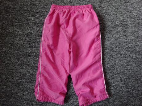 Kalhoty šusťáky růžové, vel. 86, george,86