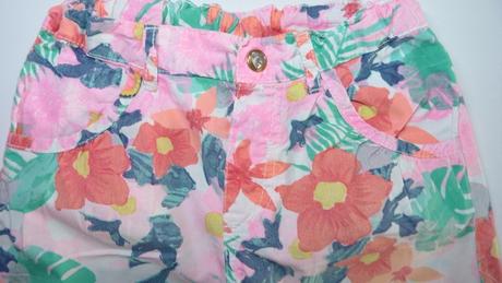 Plátěné bavlněné kraťasy s regulací,, h&m,128