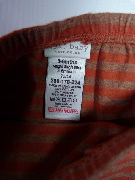 Bavlněné kalhoty vel. 68, next,68