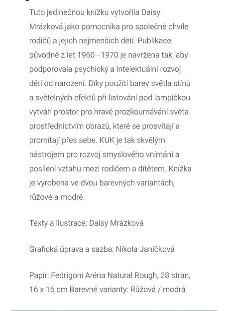 Kuk knížka pro miminko,