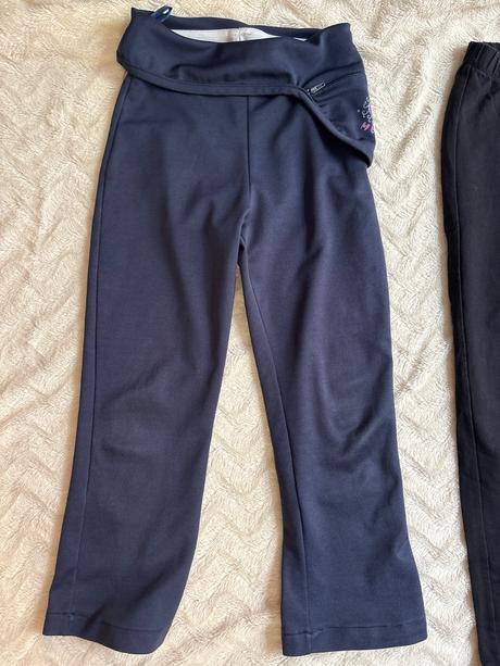 Sportovni teplaky modre 140, 140