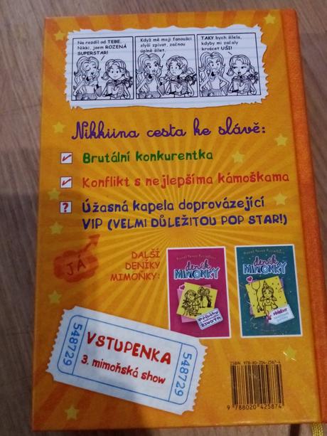 Kniha deník mimoňky, 