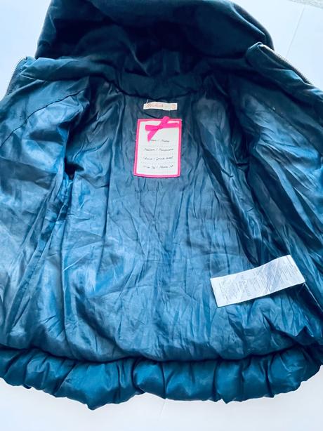 Bundička zimní modré barvy - v.6/9 měs, 74