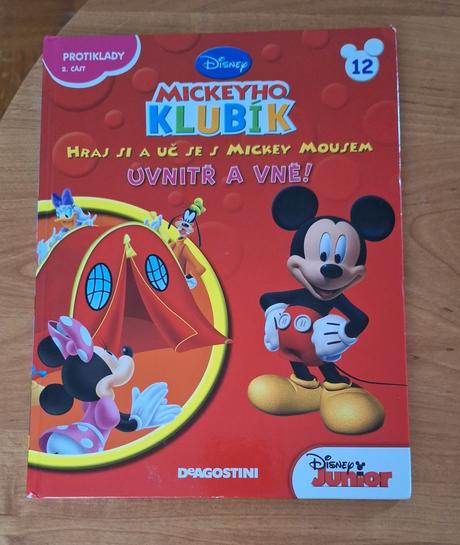 Knížka pro děti mickeyho klubik, 