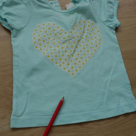 Tricko tyrkysove se srdickem vel.74, h&m,74