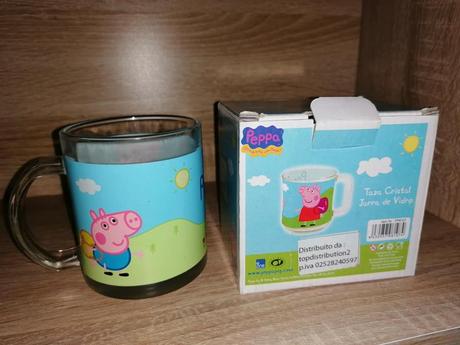 Skleněný hrnek peppa pig,