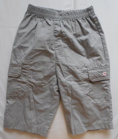 T12. plátěné třičtvteční kalhoty 1,5-2 roky, 92