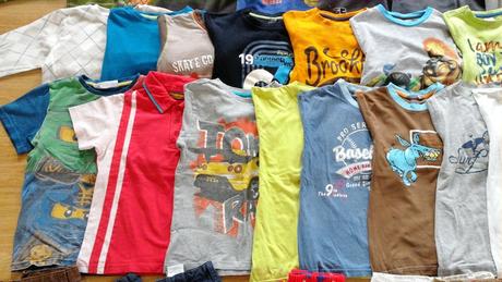 Balík mix věcí na kluka vel.110-128 jaro/léto/podz, 104–116