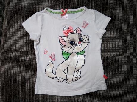 Nové tričko s kočičkou od disney (jancamok), disney,104