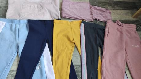 Tepláky/legíny 7ks dívčí 110-116/122, river island,110