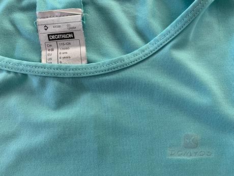 Funkční triko domyos & decathlon modré v. 116/122, domyos,116