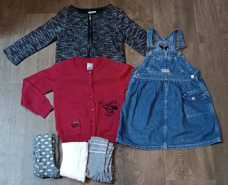 Set dívčího oblečení, vel. 98/104, 86–98