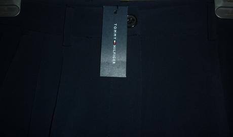 Navy - tmavě modré dámské kalhoty tommy hilfiger, tommy hilfiger,xs