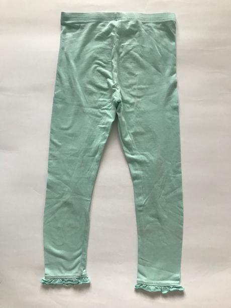 Světle modré leginy s volánky, 110