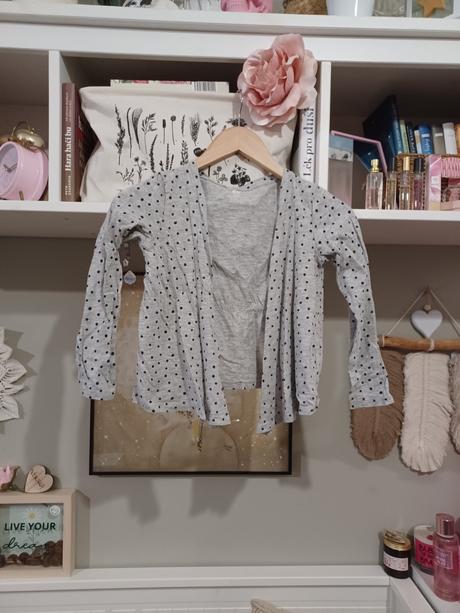 Kardigan s puntíky h&m 122/128, h&m,128