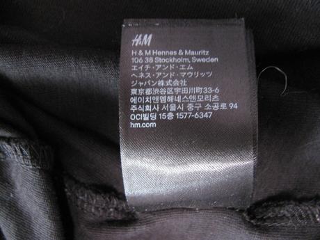Černé těhotenské tričko, krátký rukáv h&m, h&m,m