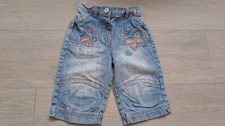 Dívčí džínové 3/4 kalhoty next, vel. 92, next,92