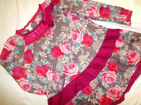 Luxusní květované šaty, monsoon,122