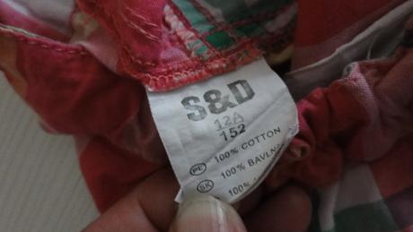 Kraťasy vel. 152, 152