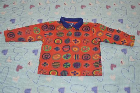 Fleesová mikina se vzorkem, 86