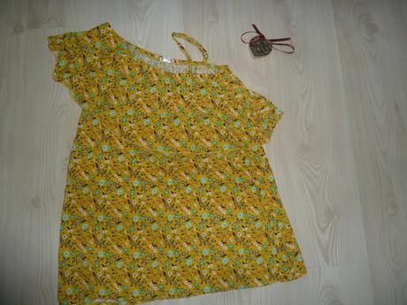 Dlouhá lehká volná tunika bez rukávů, pepco,140