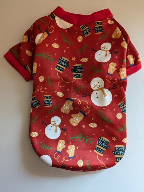 Vánoční mikina pro pejsky i kočičky vel. l, 