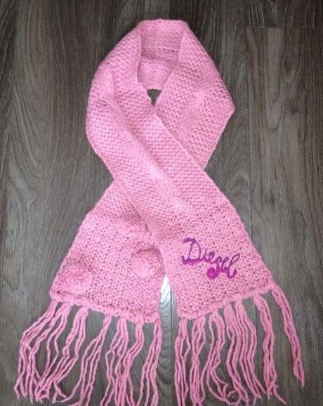 Růžová šála diesel, diesel,158