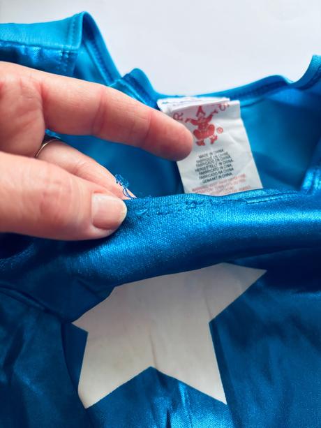 An3/ kostým šaty capitanka america - v.cca s,